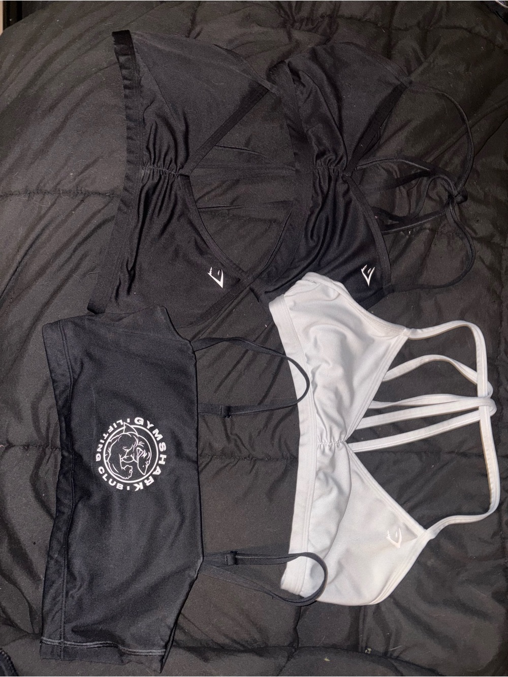 Gymshark 4 bras set Large/XL